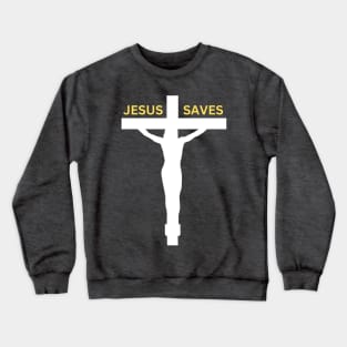 Jesus on the cross Crewneck Sweatshirt